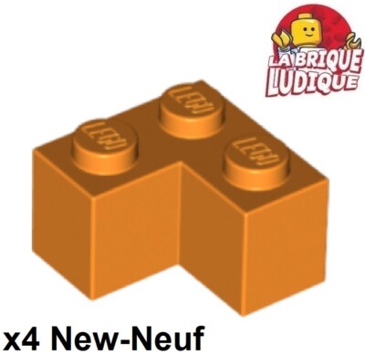 Lego 4x Stein Brick 2x2 Corner Winkel L orange 2357 NEU