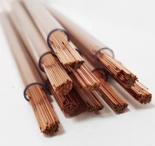 100pc 0.3-1.5X400mm Wire EDM Drill Electrode Single Hole Top Quality Copper Tube