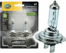 HELLA H7 2.0TB High Performance Bulb, 12V, 55W, 2 Pack