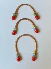 Jeu de 3 tuyaux de frein maître cylindre cuivre FIAT X1/9 1300 1500