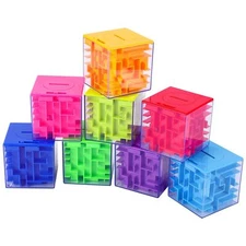 8PACK Money Maze Puzzle Box, Twister.CK Unique Money Gift Holder Box, Fun Maz...