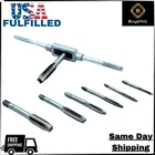 8Pcs Tap Set with Wrench M3–M12 for Internal & External Threading -USA FULFILLED