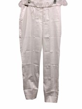 GRAVER Susan Graver Ultra Stretch Pull-On Slim Leg Ankle Pants White Size 2
