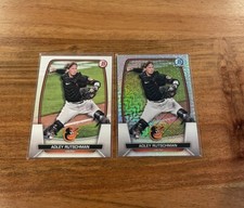 Adley Rutschman Lot x2 2023 Bowman Baseball Rookie Mojo Refractor / Base NRMT+