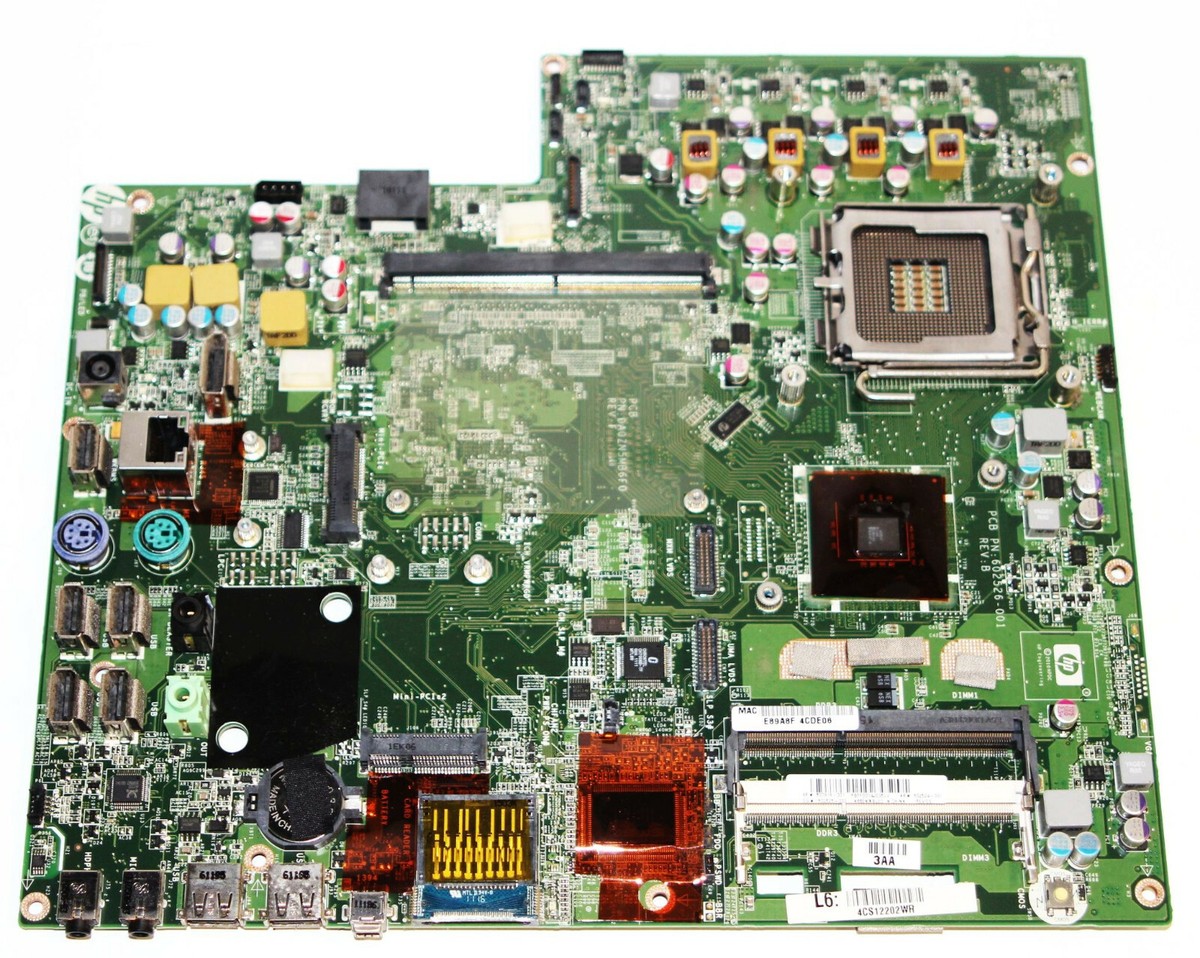 Intel Motherboard 607818-001 DA0ZN5MB6F0 - HP Compaq 6000 Pro AiO