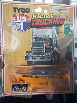 Tyco US1 Electric Trucking HO Scale Gravel Supply Truck Slotcar 3901 Neu Versiegelt