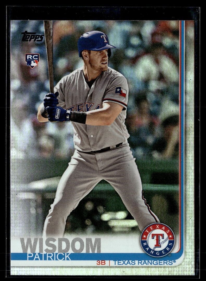 2019 TOPPS RAINBOW FOIL 578 Patrick Wisdom - Texas Rangers RC