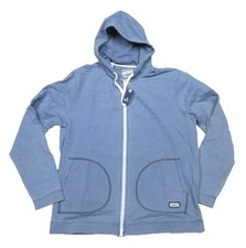 Johnnie-O Men's Laguna Blue Sampson Garment Dyed Full Zip Hoodie