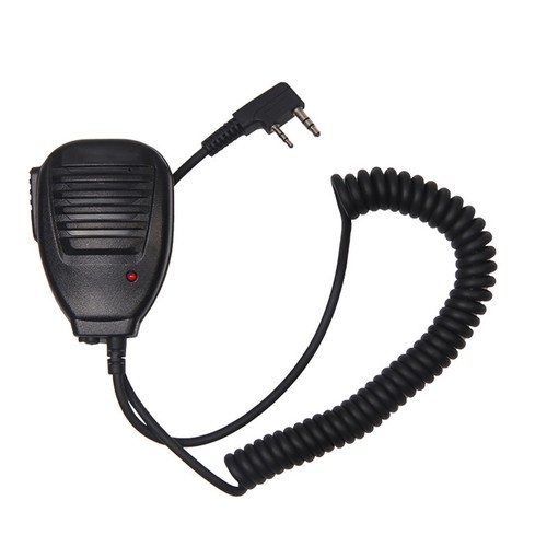 2-Pin Handheld Radio Speaker Hand Mic Microphone For BaoFeng/Pofung UV-5R UV-82L - Zdjęcie 3 z 10