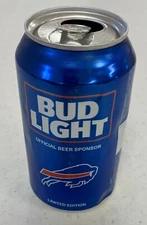 Bud Light NFL Buffalo Bills Empty Collectable Can Great For Bar/Man Cave