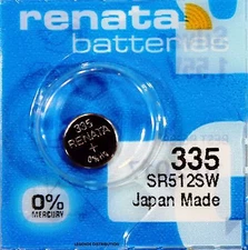 335 RENATA SR512SW SR512 512SW Watch Battery Free Shipping Authorized Seller