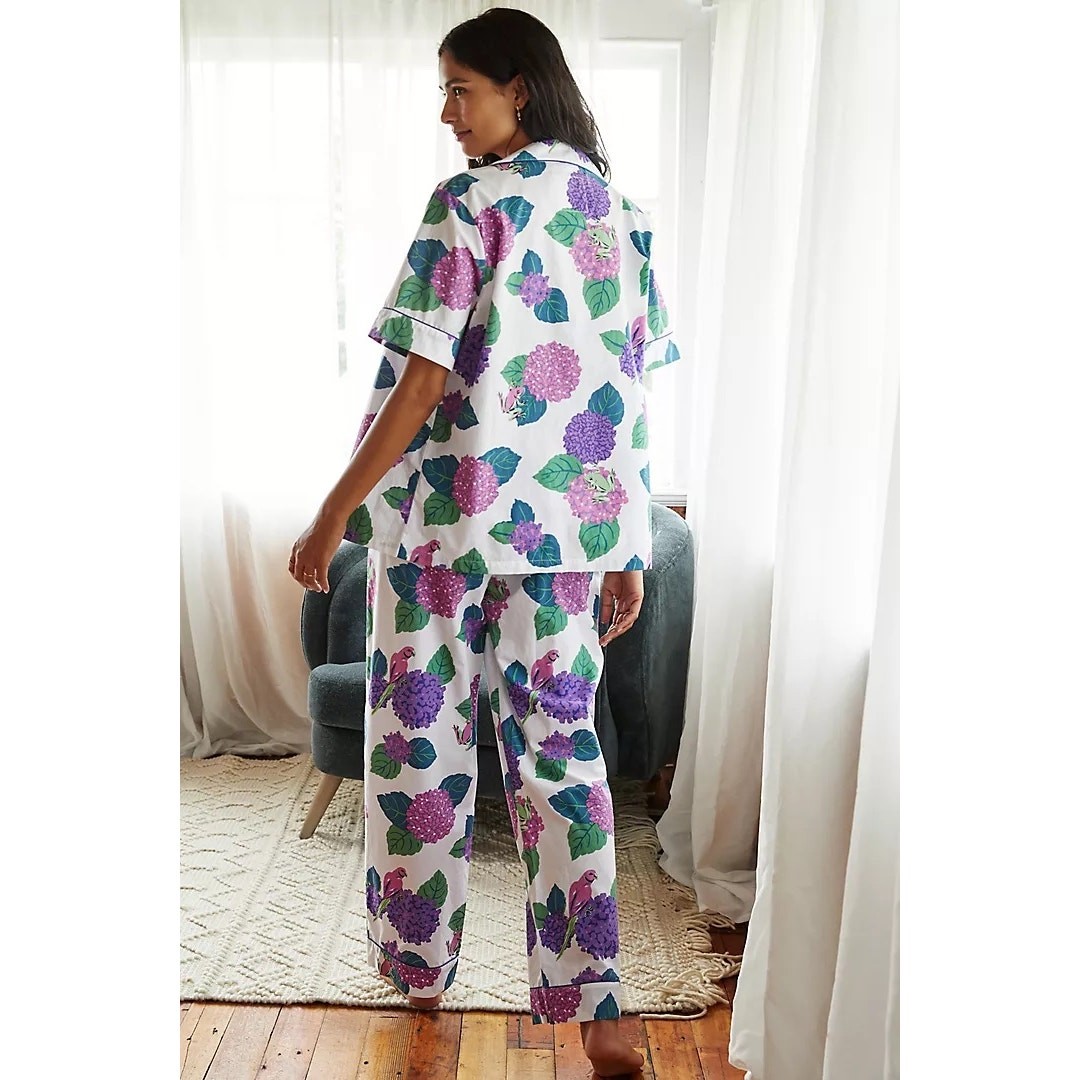 Printfresh Hydrangea Hideaway 2pc Organic Cotton … - image 3