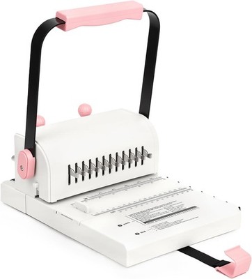 Vagbstu Cinch Book Binding Machine,2:1Spiral Binding Machine W/ Slide Ruler