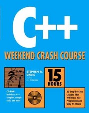 C++ Weekend Crash Course - Paperback, by Davis Stephen R. - Good z