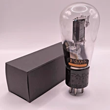 Fada Radio 47 F247 F-247 UY247 englaved base, big foil getter, globe, RARE