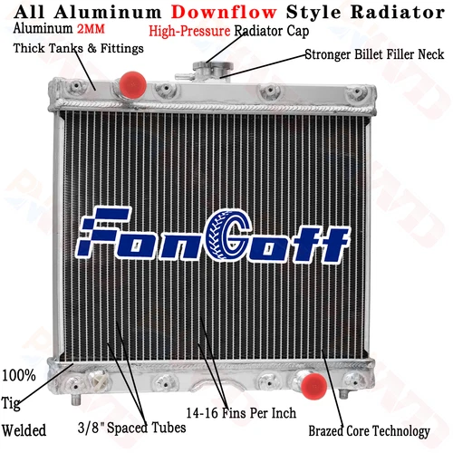3 Row Cooling Radiator For Bobcat MT55 MT52 MT85 MT100 Mini Track Loader 6682991