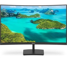 Image of PHILIPS 241E1SCA Full HD 24" Curved VA LCD Monitor - Black - REFURB-A