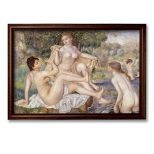 codiarts. 3D Relief Kunstdruck Pierre-Auguste Renoir Die Badenden 50x75 (Zert.)