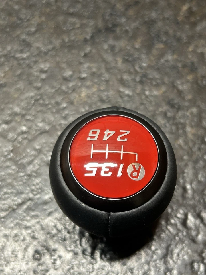 2022 2023 2024 SUBARU BRZ perilla de cambio de 6 velocidades (rojo) Foto 4 de 4