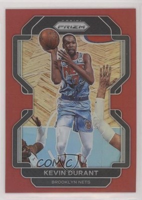2021-22 Panini Prizm Red Prizm 136/299 Kevin Durant #120 0s5s