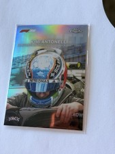 2025 Topps Chrome Kimi Antonelli Helmet Collection RC Mercedes-AMG F1 Card #HC-1