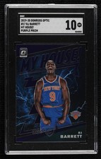2019 Panini Donruss Optic My House! Purple Prizm RJ Barrett #17 SGC 10 GEM 04w9