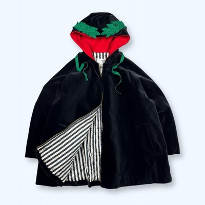Moschino Vintage Velour Cheap And Chic Hooded Jacket Size I40