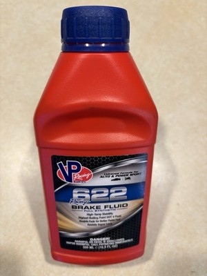 VP Racing 622 Full Synthetic Brake Fluid Dot4.  Three 16.9 fl oz Bottles 