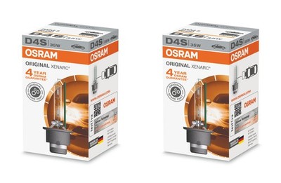 2x OSRAM XENARC ORIGINAL D4S P32d-5 42 V/35 W (1er Faltschachtel)