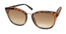 NEW OSCAR DE LA RENTA OSCAR 3080 SUNGLASSES BROWN PLASTIC FULL-RIM CAT EYE