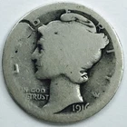 1916 D MERCURY DIME! JAWDROPPER!  UNBELIEVABLE! COLLECTORS ITEM! WOW! NR #P1542