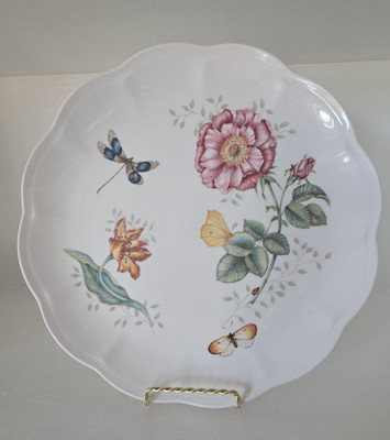 Lenox Dinner Plate Butterfly Meadow Dragonfly 11'' tableware dinner plate