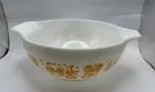RARE Pyrex Orange Pumpkin Amish Butterprint Mixing Bowl 443 - 2 1/2 Qt