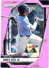 2025 Panini Prizm #127 Homer Bush Jr. Pink Ice Prizms