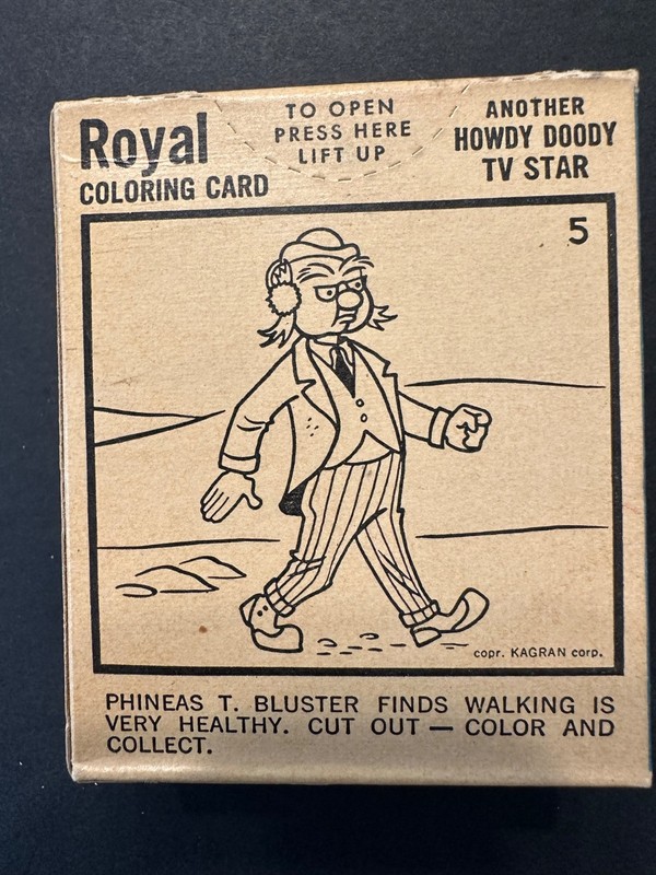 Howdy Doody Royal Phineas T. Bluster unopened box #5