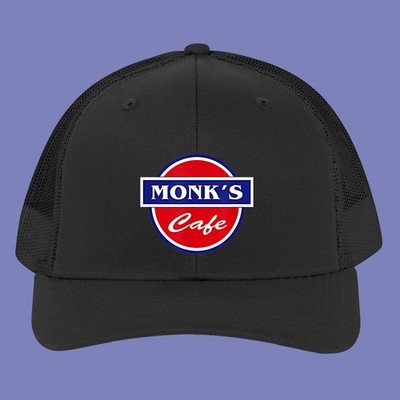 Seinfeld Monk's Cafe Black Adjustable Trucker Hat Adult Size