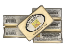 South of France French Milled Soap Bar Sweet Almond 6 oz Bar LOT OF 6