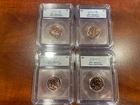 Lot of 4 - ICG Ripz2 Genuine Rose Gold Plated Buffalo Nickels