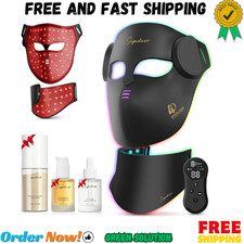 Red Light for Face and Neck, 7 Colors Facial Skin Care Tool for Home Use