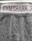 Gymshark Gray Women's Ankle Leggings Regular Solid Stretch Logo Blended Fabric — photo 3