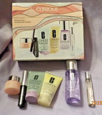 Clinique MVP's 6-Pc Makeup Skincare Set Happy Perfume Soap Lotion All About Eyes