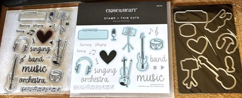 CTMH Z3776 THIN CUTS & C1865 MUSICAL HARMONY ~ Guitar, Orchestra, Violin, Band