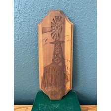 Vintage Farm Windmill Wood Wall Decor