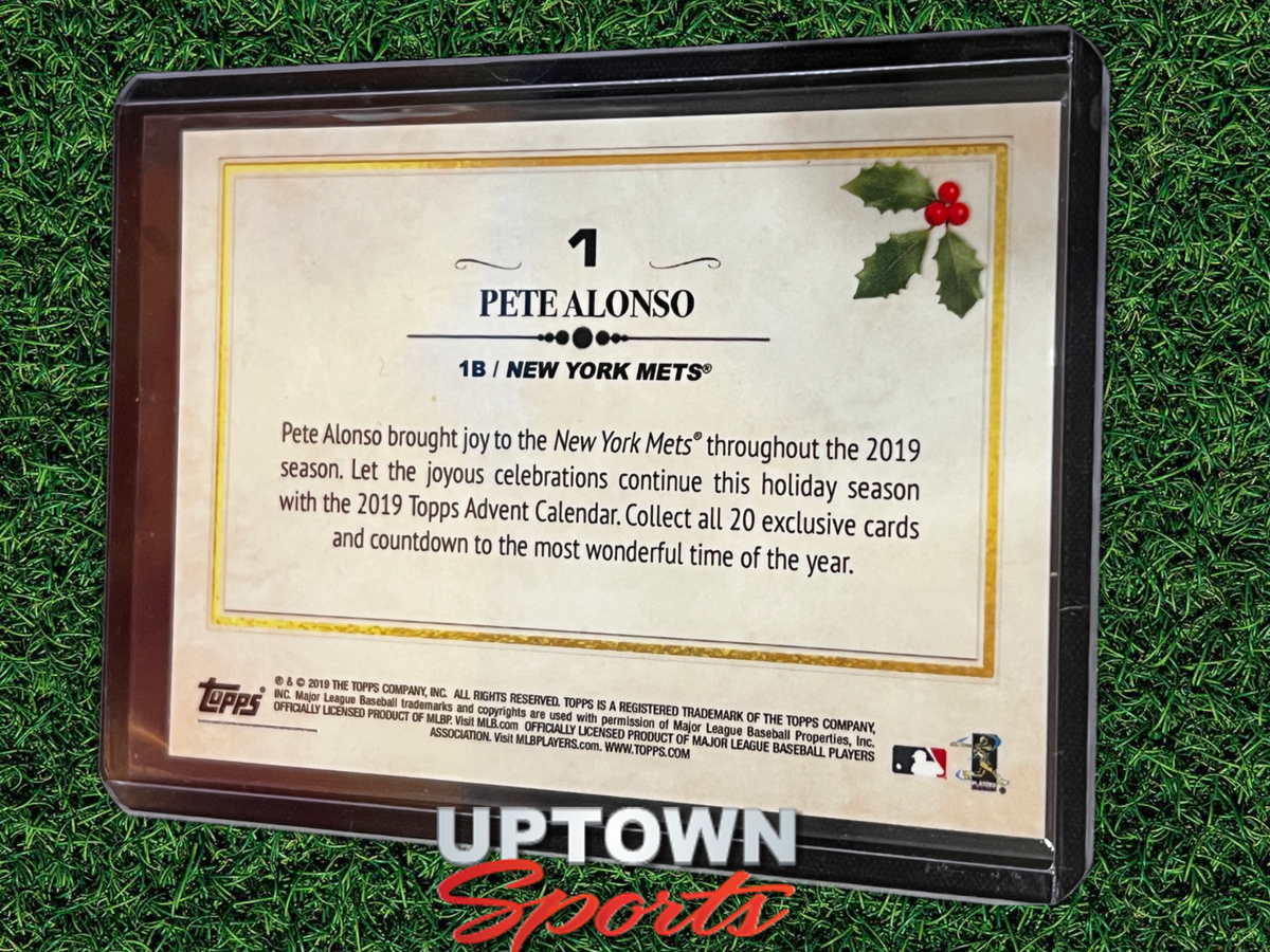 Pete Alonso Topps Advent Calendar New York Mets Card