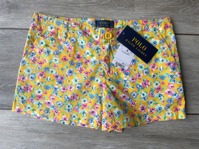 Ralph Lauren Polo bunte S2 Concept helle Blumen Shorts - Alter 7 - neu