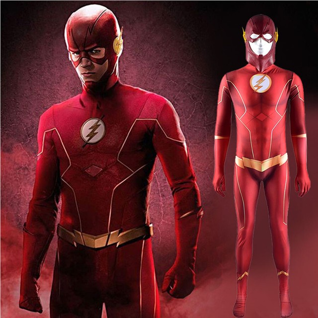 The Flash Season 6 Costume Cosplay Suit Barry Allen Adult