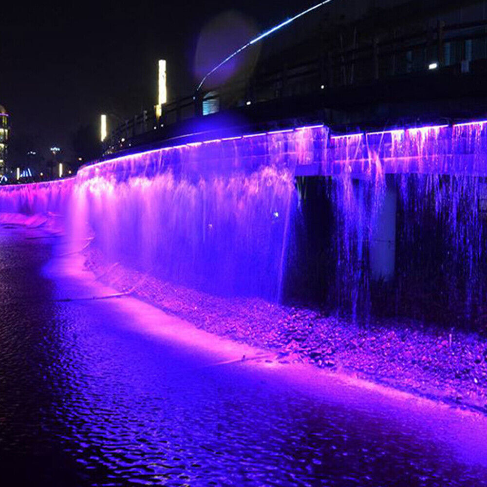 48LED UV Black Light Bar Fixtures Ultraviolet Lamp Strip US Plug DJ Party Club