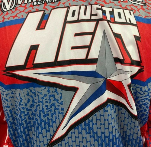 NEW HK Army Freeline Paintball Jersey - Houston Heat Home - Red/Blue - Large - Picture 3 of 12