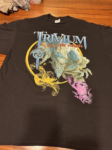 Trivium - The Crusade 2006 XL tour Shirt ORIGINAL FREE SHIPPING