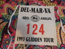 1993 Glidden Tour Classic Auto Show Banner Del-Mar-VA AACA Vintage